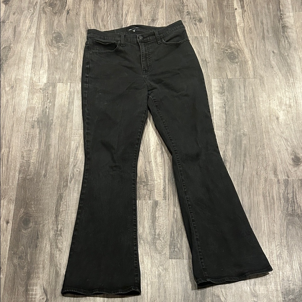 Lucky Brand Women's Stevie High Rise Black Flare Jeans